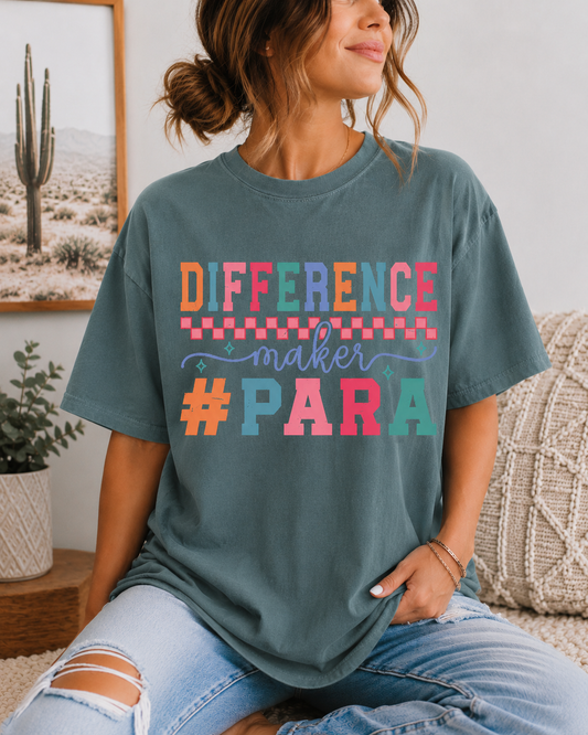 Difference Maker #PARA T-Shirt — Comfort Colors
