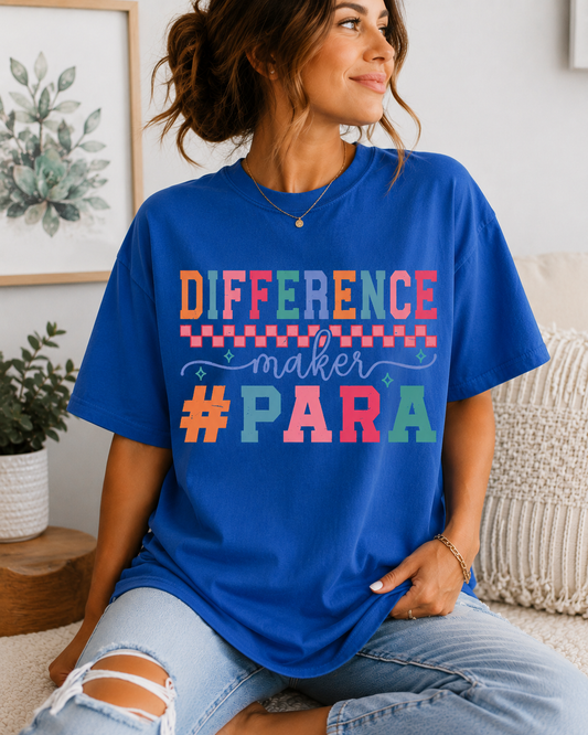 Difference Maker #Para T-Shirt — Gildan Heavy Cotton