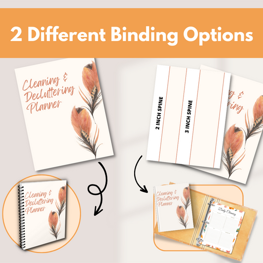Cleaning & Decluttering Planner | Printable PDF Organizer