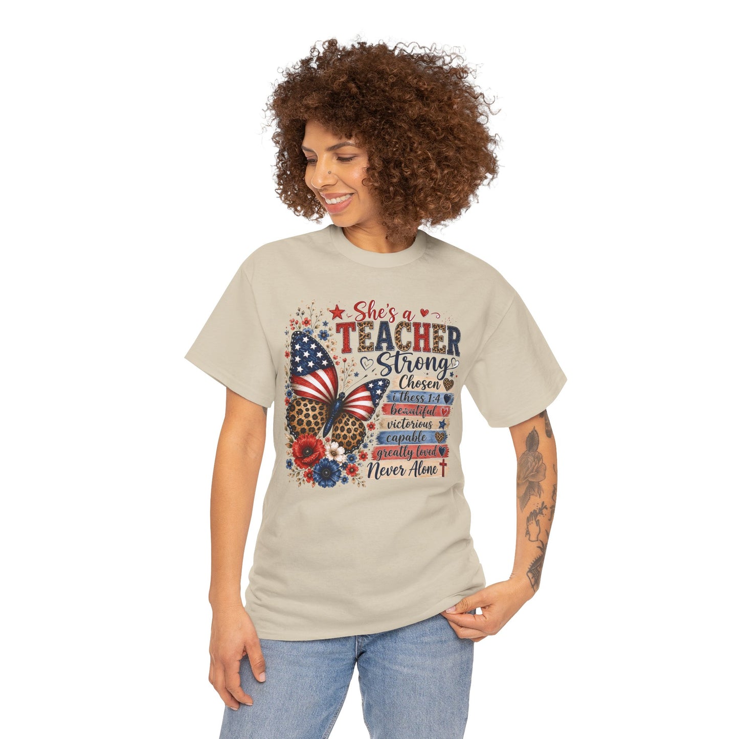 She's a Teacher - Gildan Heavy Cotton