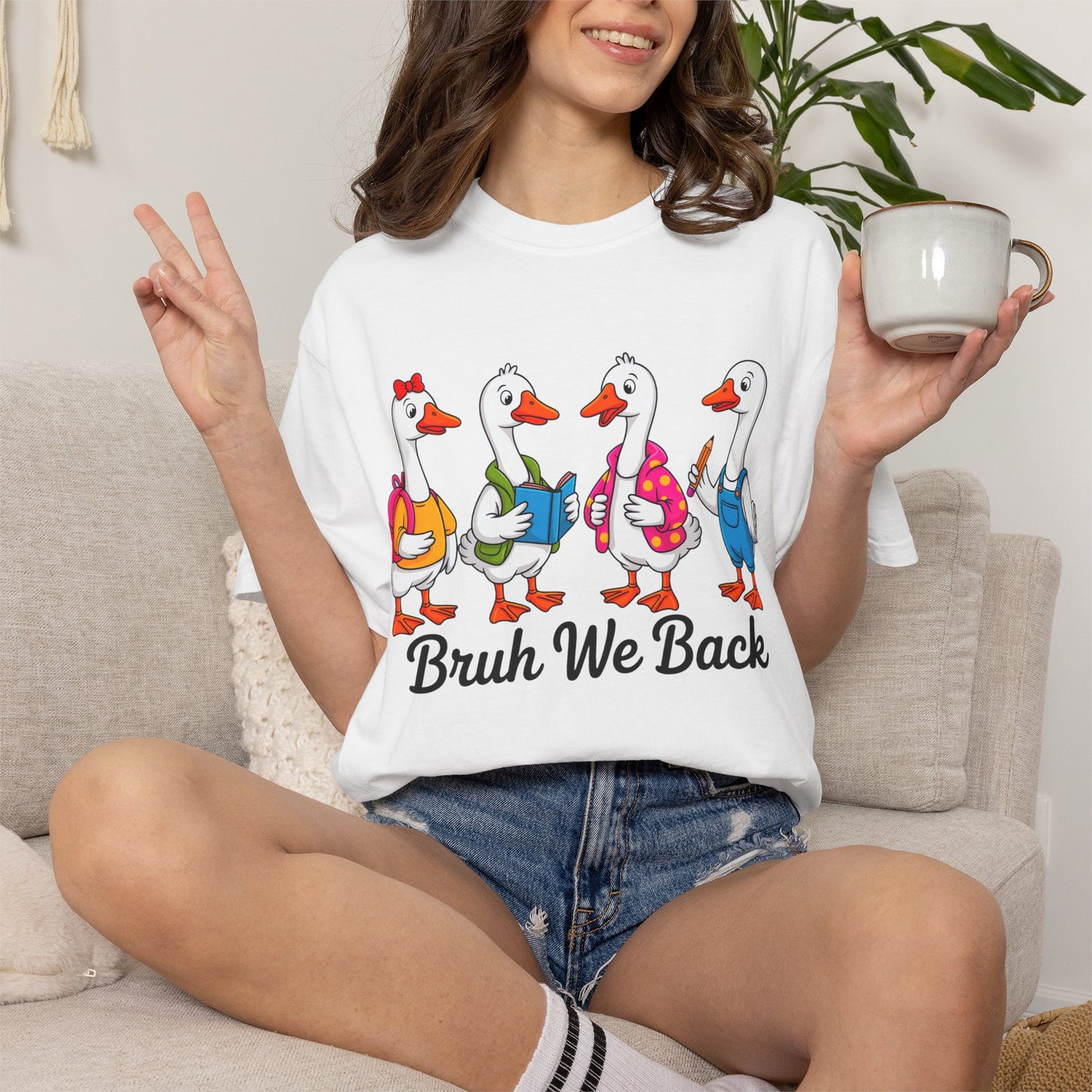 Bruh We Back Geese Tee - Comfort Colors