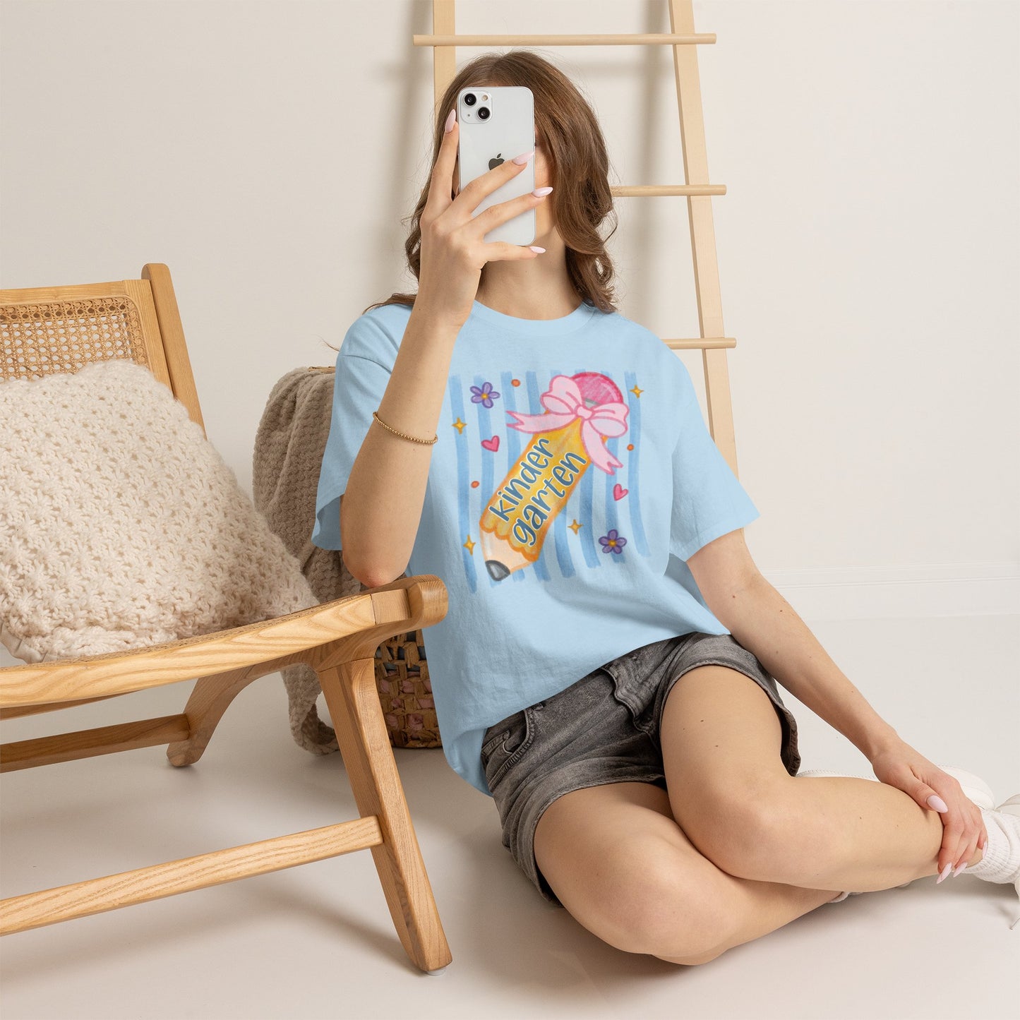 Kindergarten Pencil Tee - Gildan Heavy Cotton