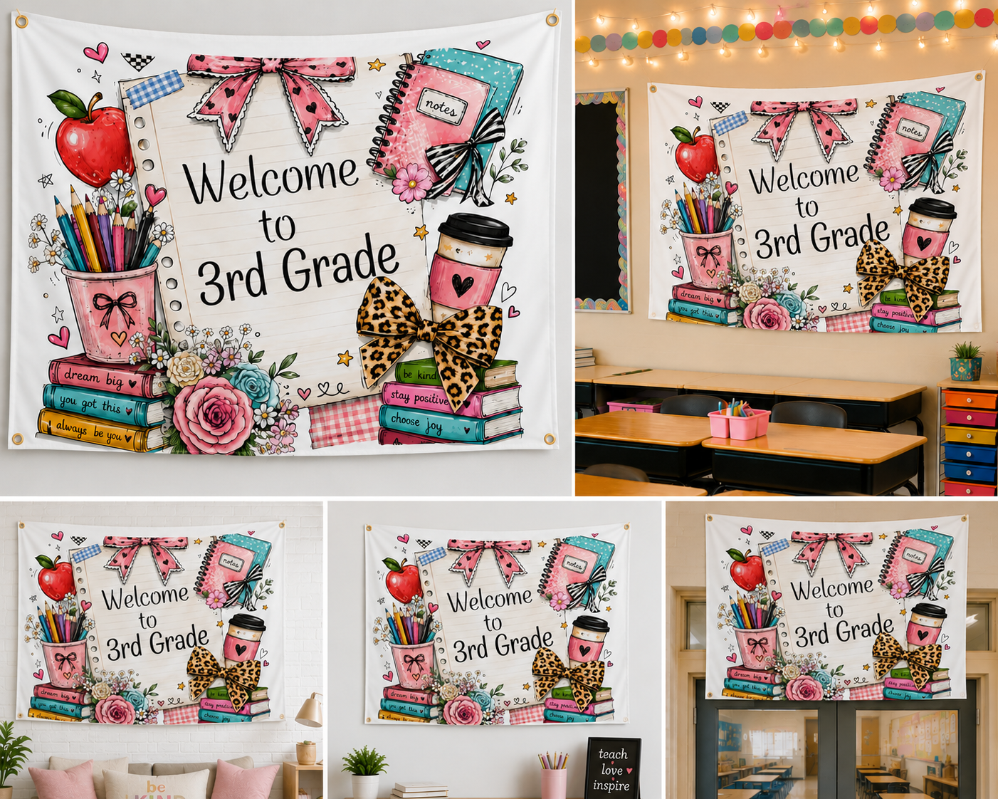 "Welcome to" Personalized Wall Tapestry