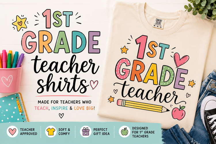 1st Grade Teacher Shirts