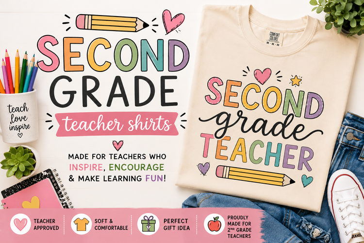 2nd Grade Teacher Shirts
