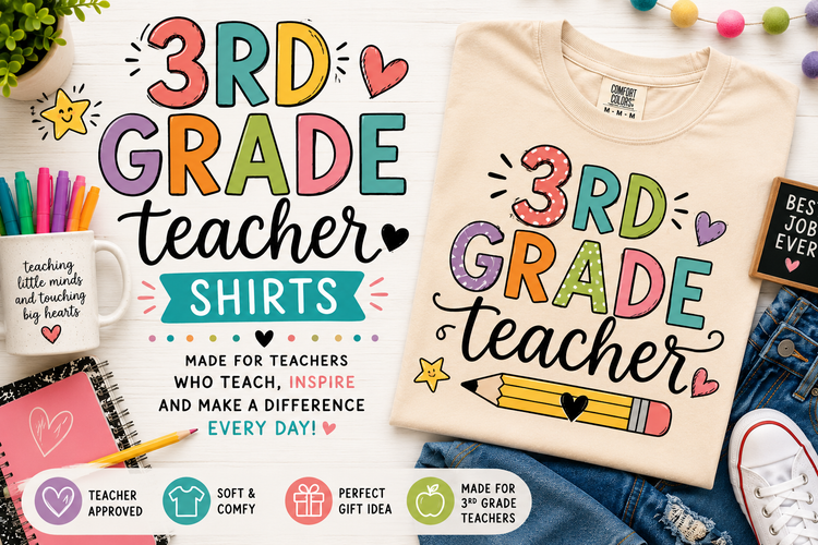 3rd Grade Teacher Shirts