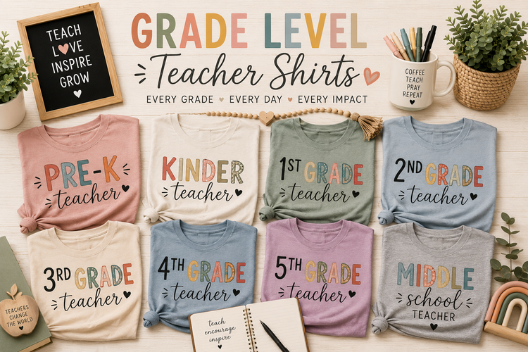 Grade Level Teacher Shirts