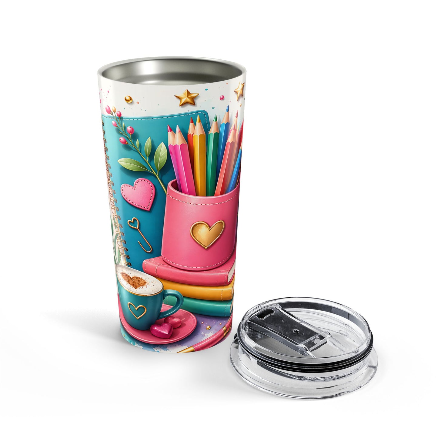 Personalized Teacher Pencil Cup 20oz Tumbler