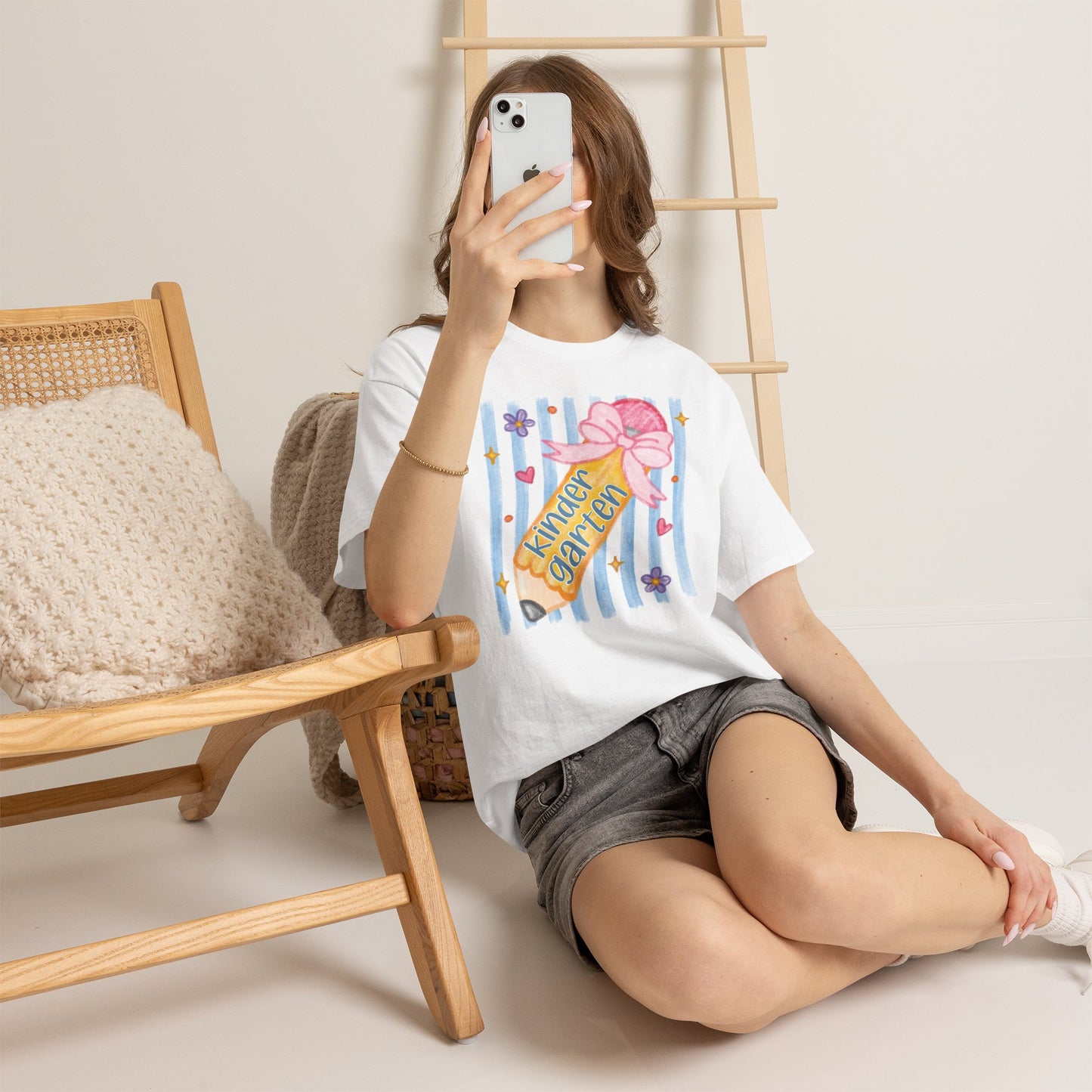 Kindergarten Pencil Tee - Gildan Heavy Cotton