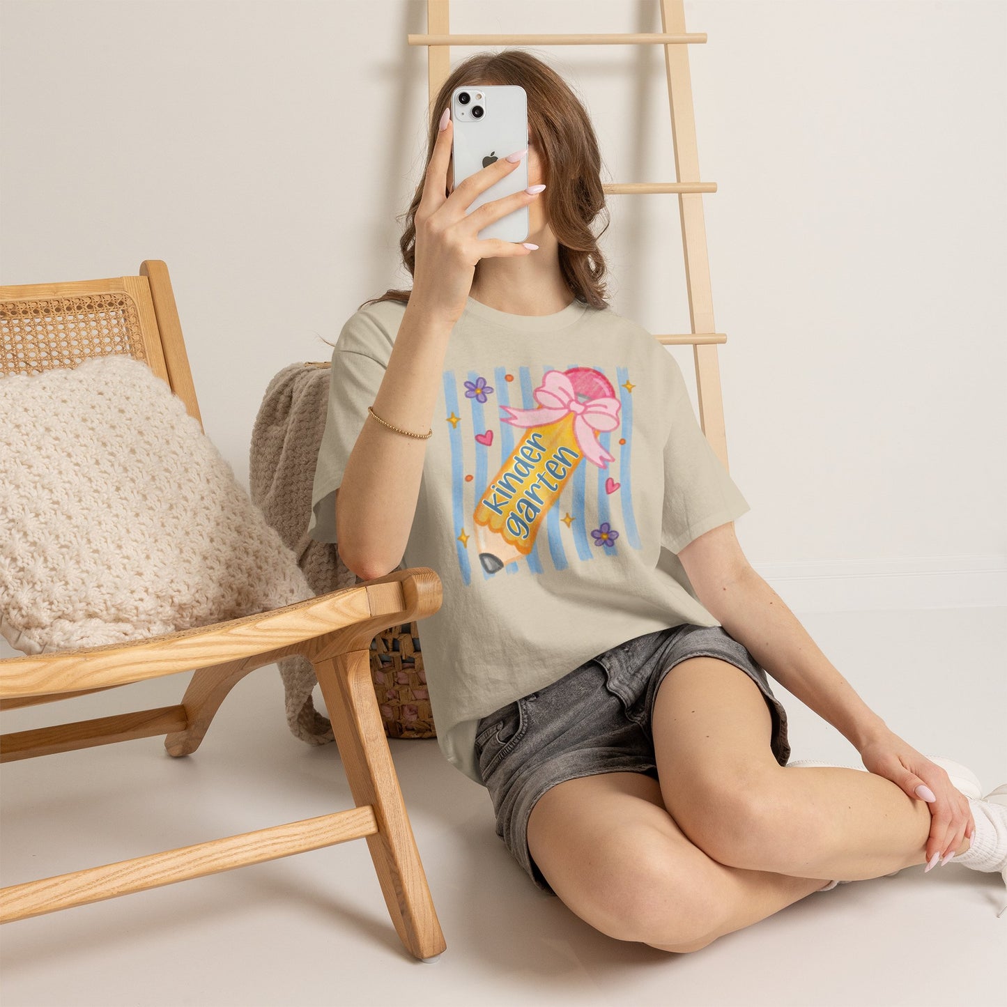 Kindergarten Pencil Tee - Gildan Heavy Cotton