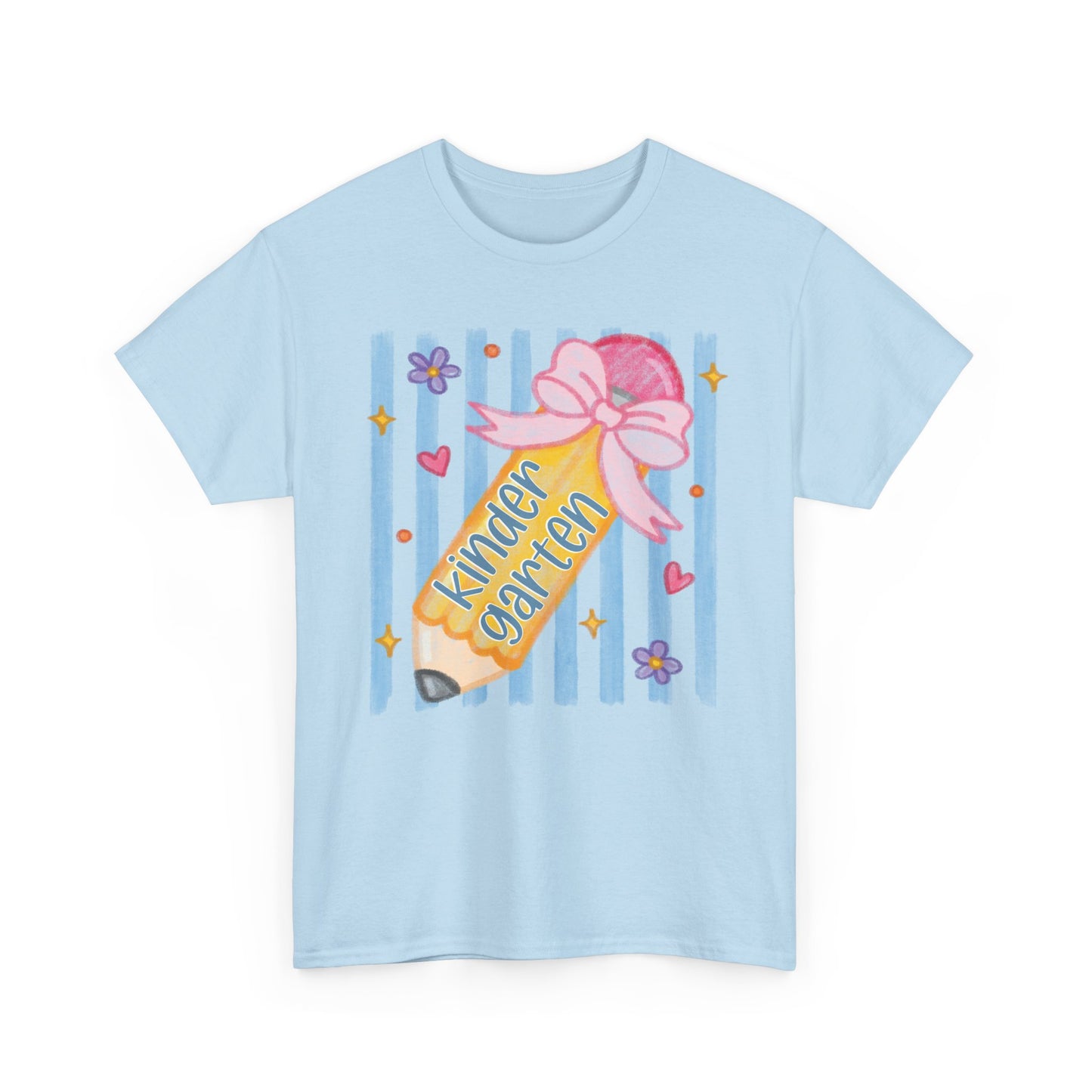 Kindergarten Pencil Tee - Gildan Heavy Cotton