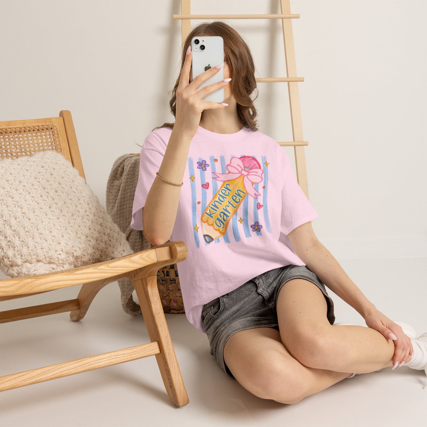 Kindergarten Pencil Tee - Gildan Heavy Cotton