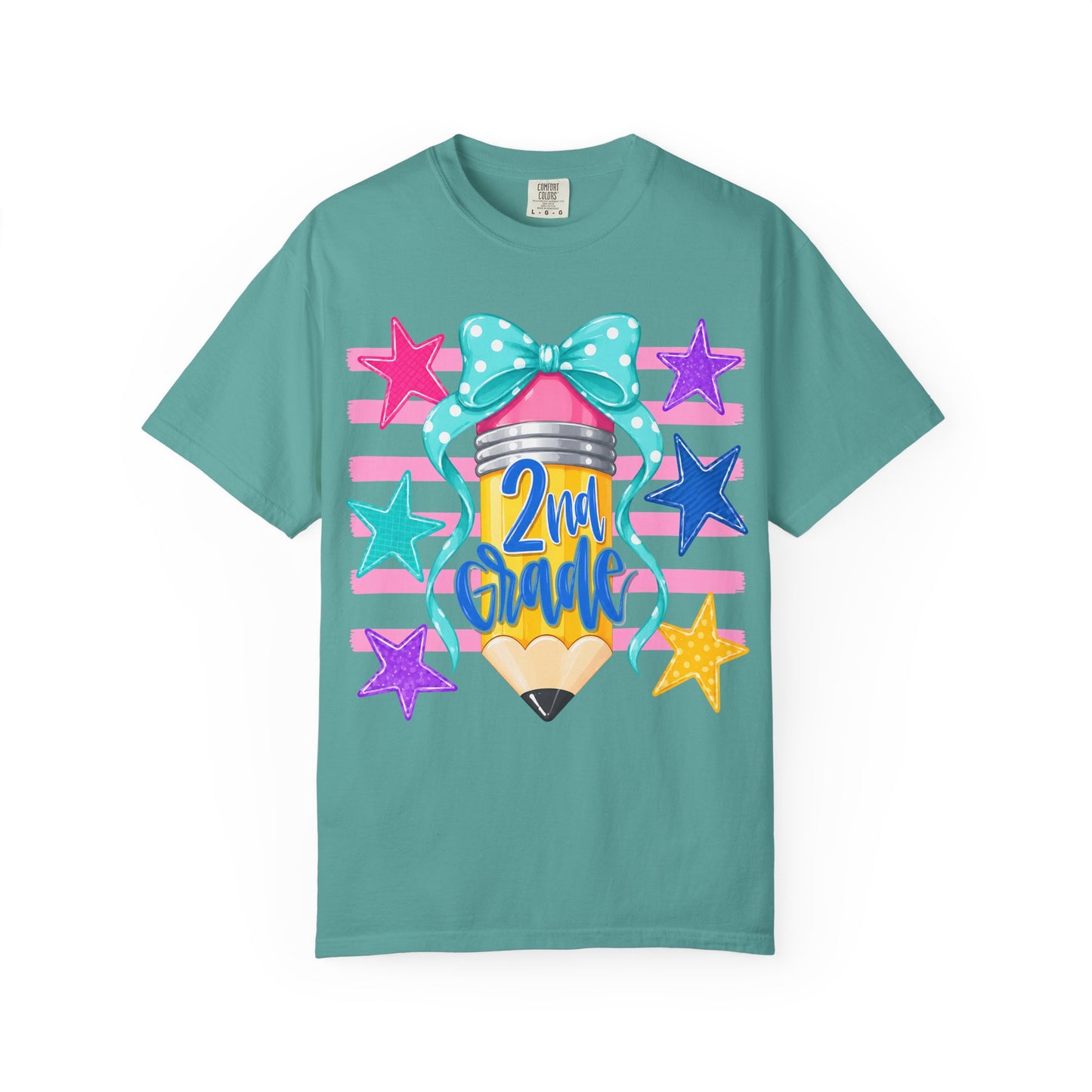 2nd Grade Pencil Tee - Comfort Colors