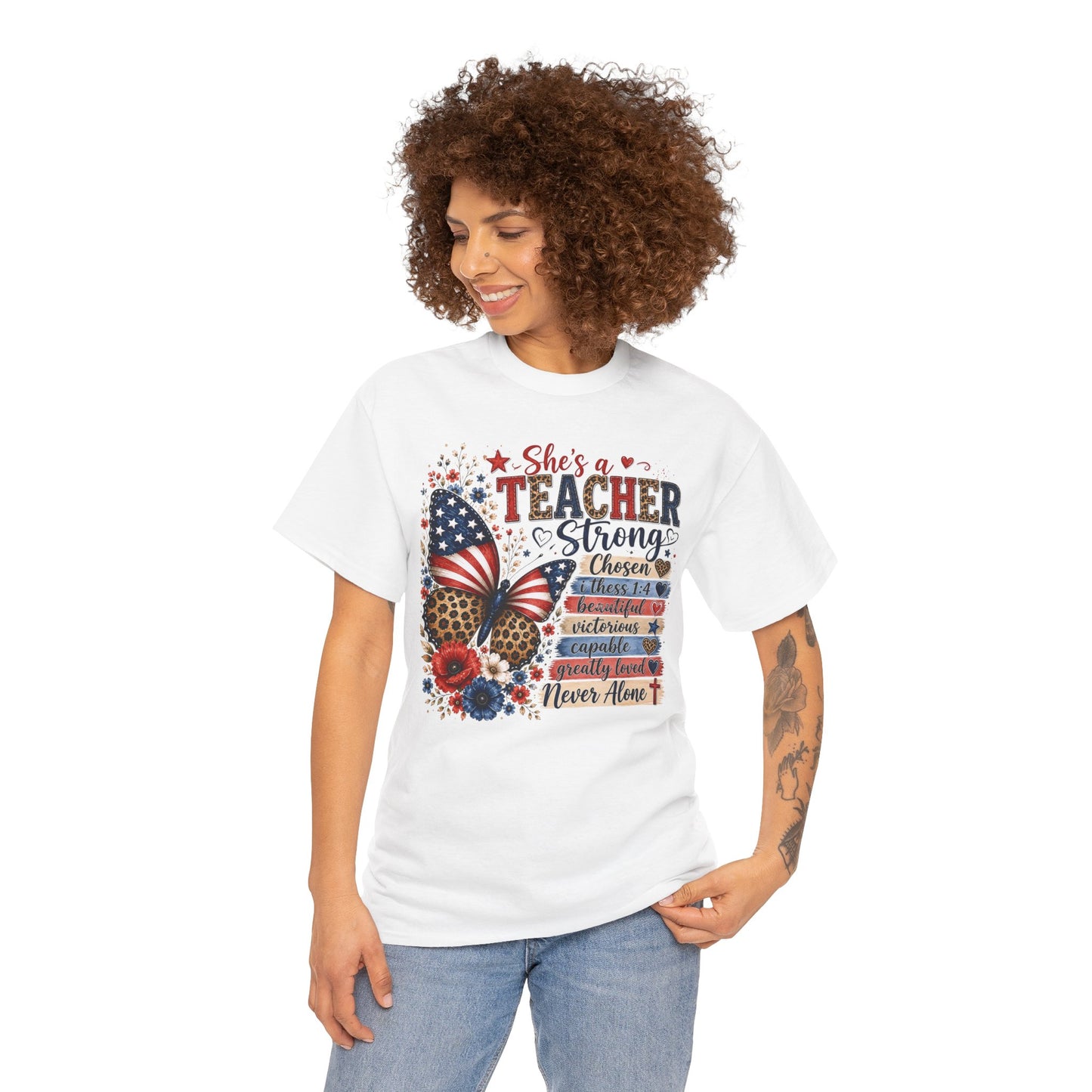 She's a Teacher - Gildan Heavy Cotton