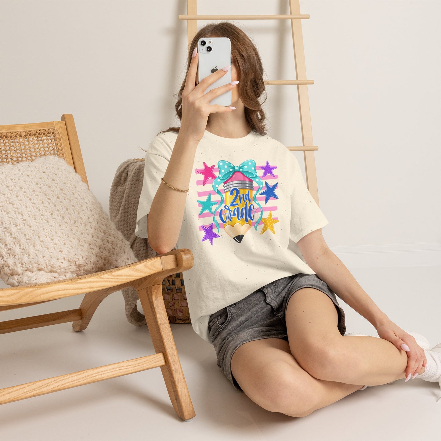 2nd Grade Pencil Tee - Gildan Heavy Cotton
