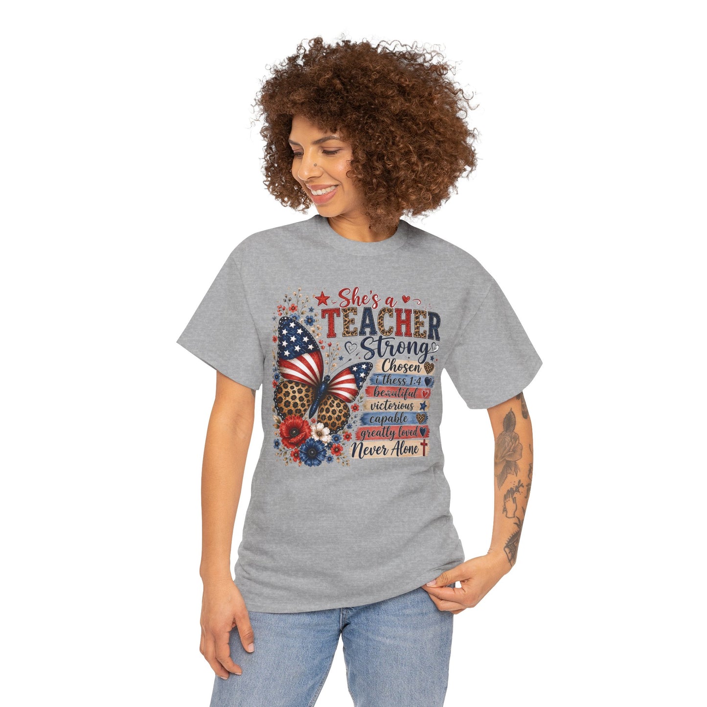 She's a Teacher - Gildan Heavy Cotton