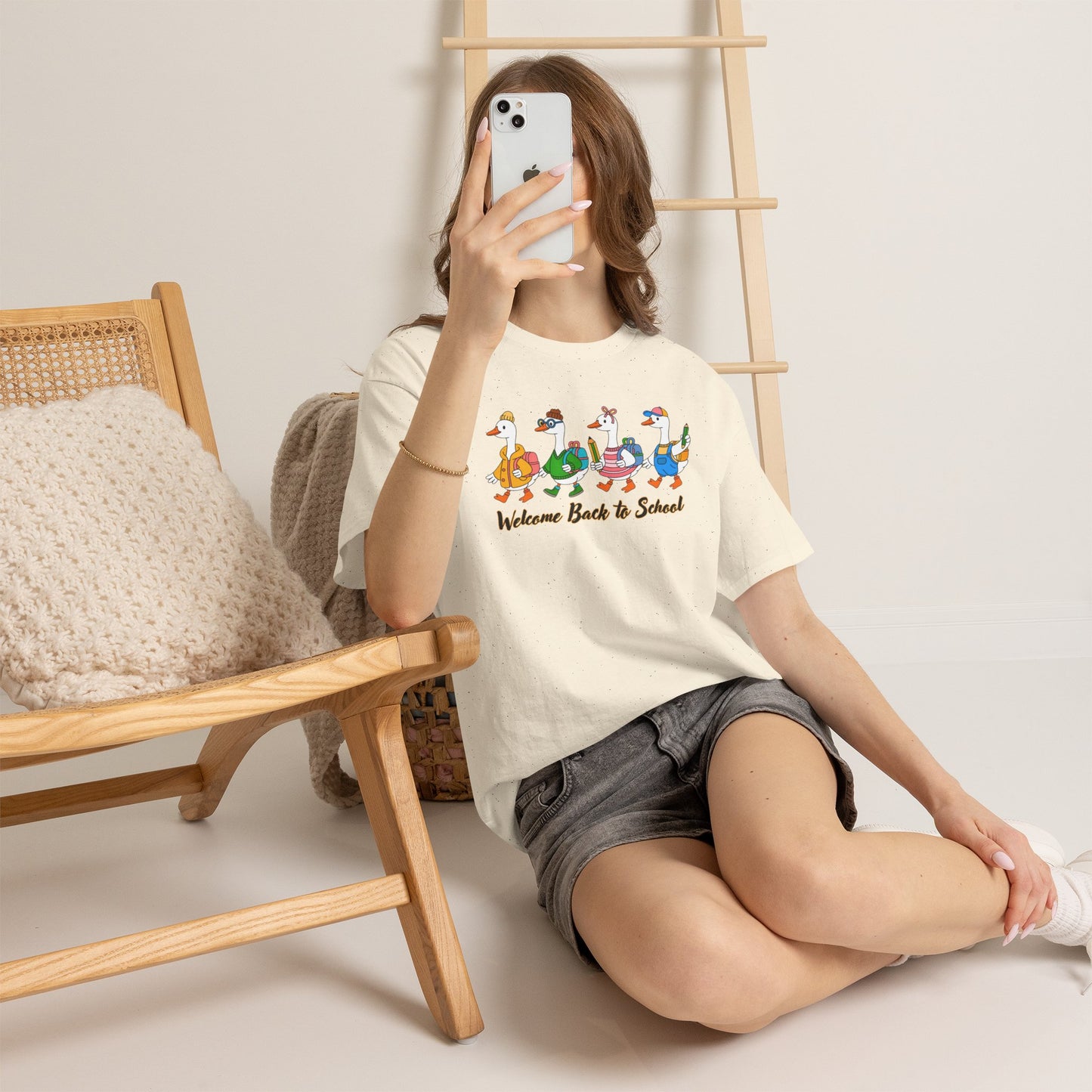 Welcome Back to School Ducks Tee - Gildan Heavy Cotton
