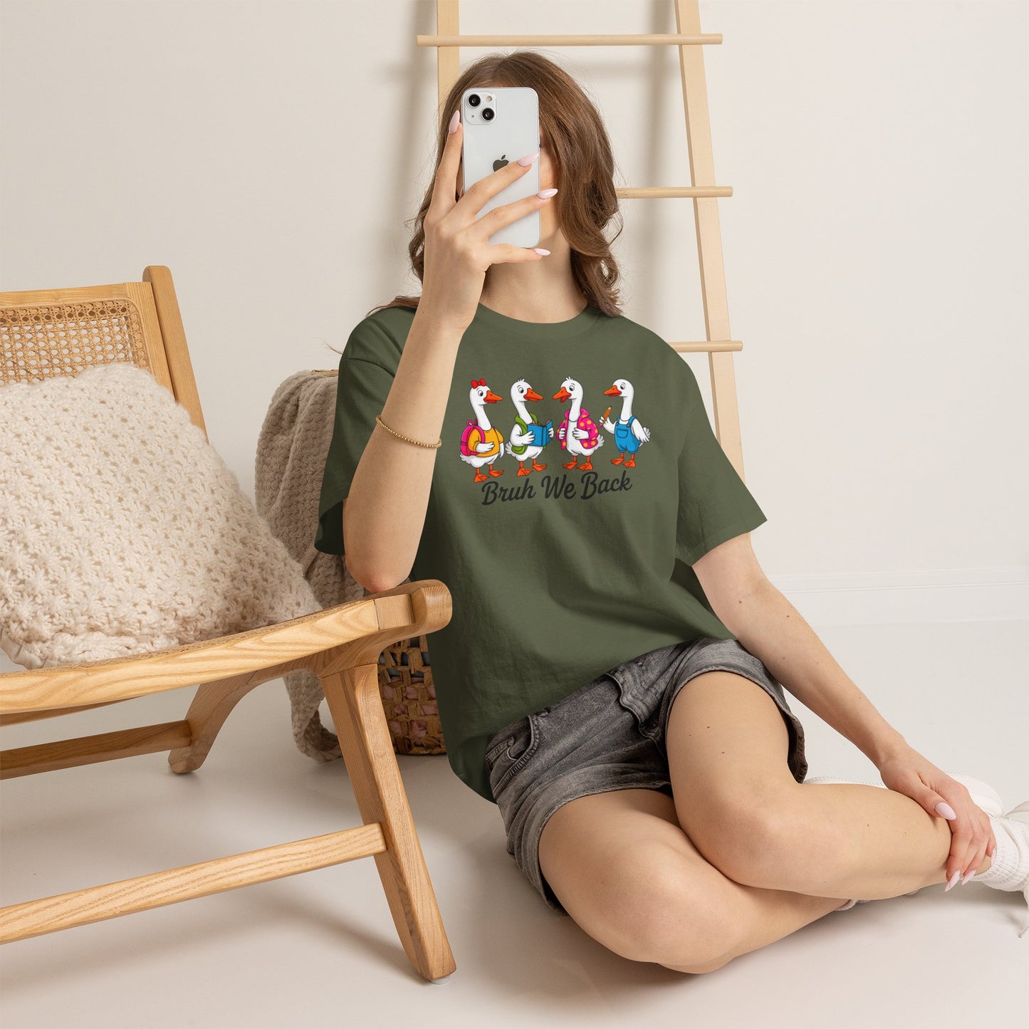 Bruh We Back Geese Tee - Gildan Heavy Cotton