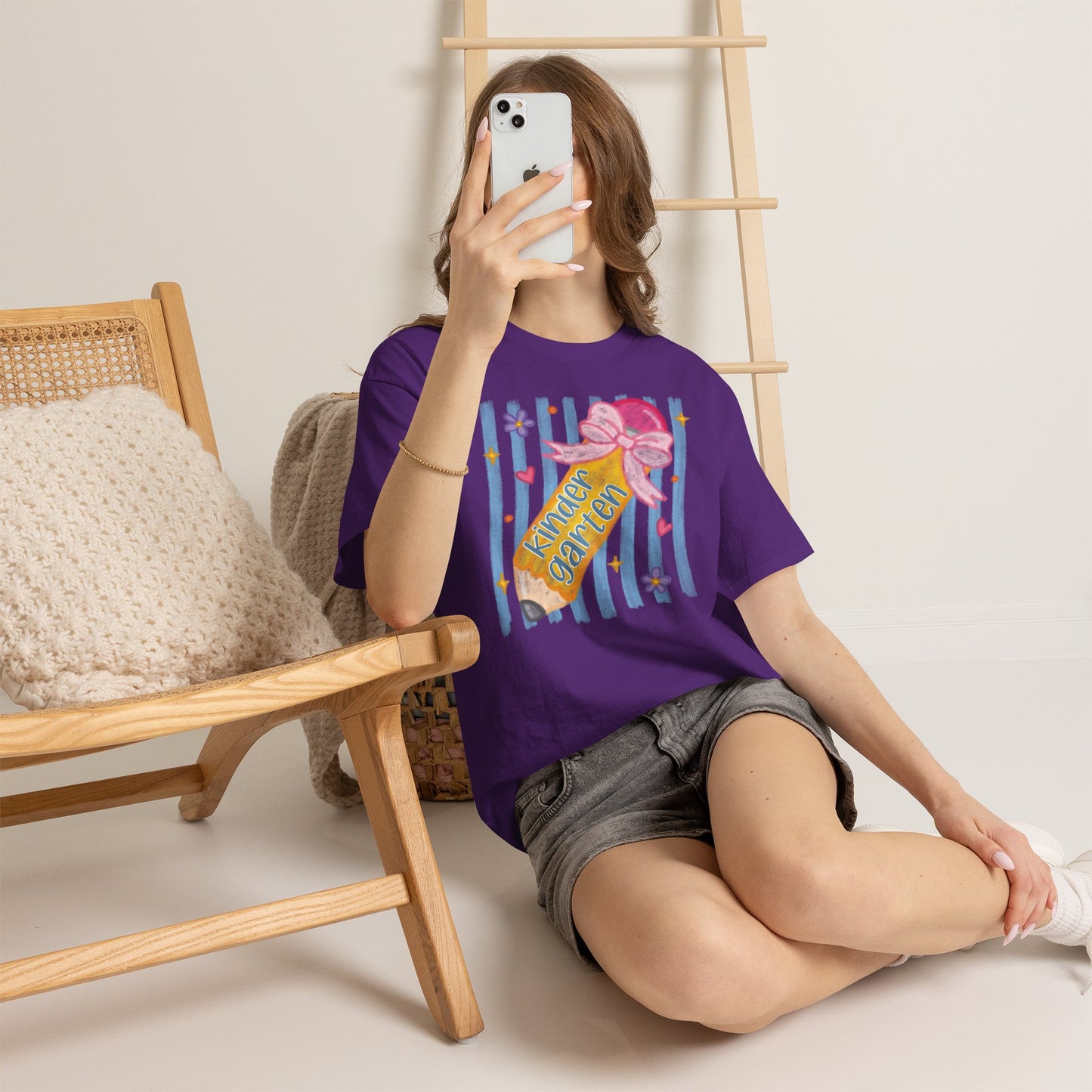 Kindergarten Pencil Tee - Gildan Heavy Cotton
