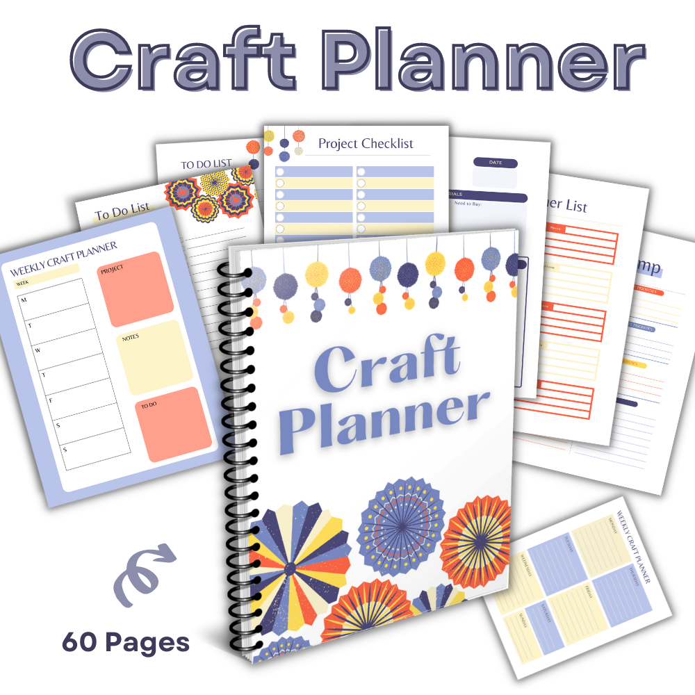 Blue Craft Planner – Digital Download