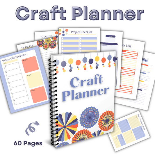 Blue Craft Planner – Digital Download