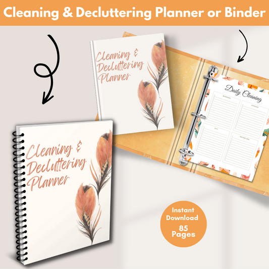 Cleaning & Decluttering Planner | Printable PDF Organizer