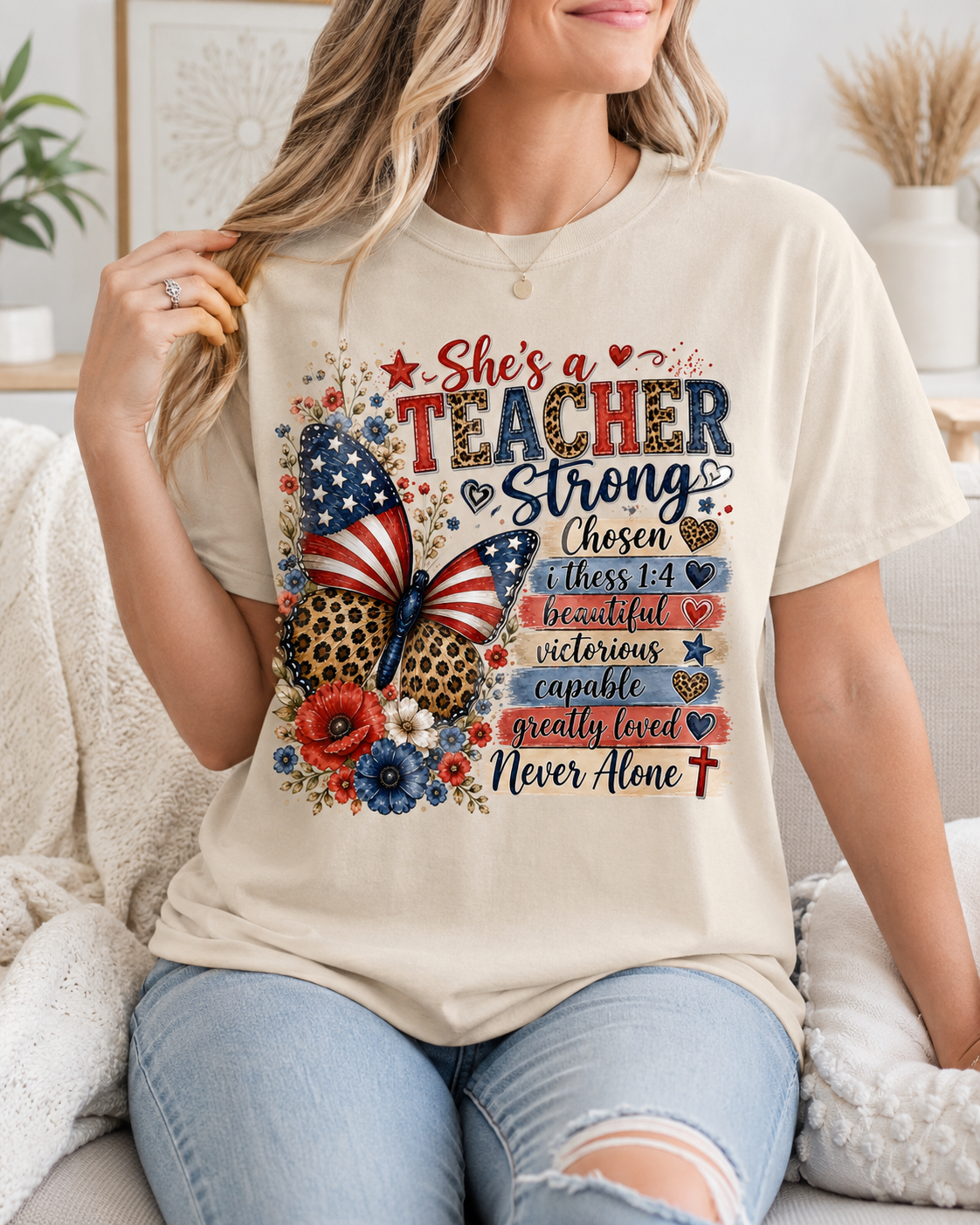 She's a Teacher - Gildan Heavy Cotton