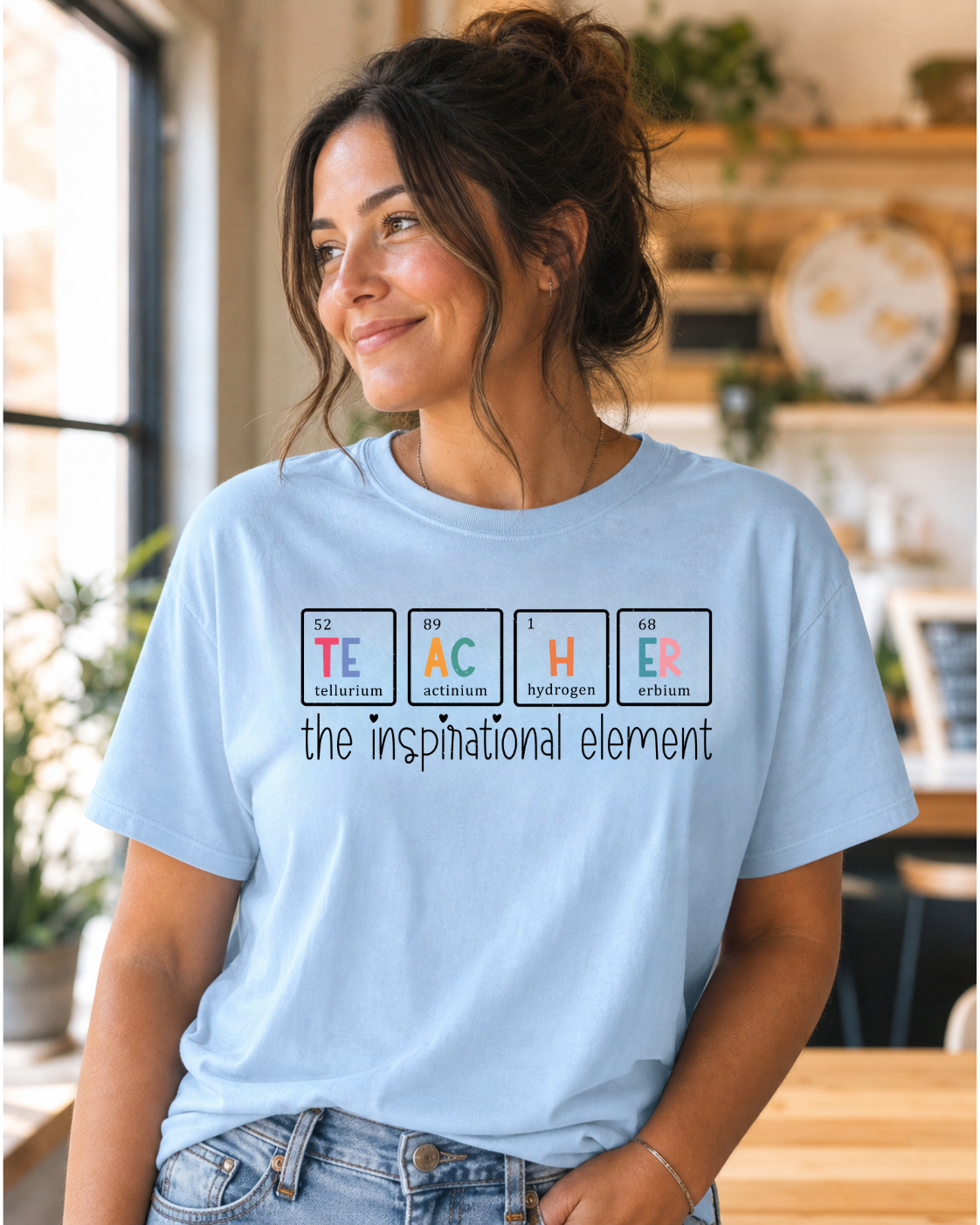 Teacher Element Graphic Tee - Gildan Heavy Cotton