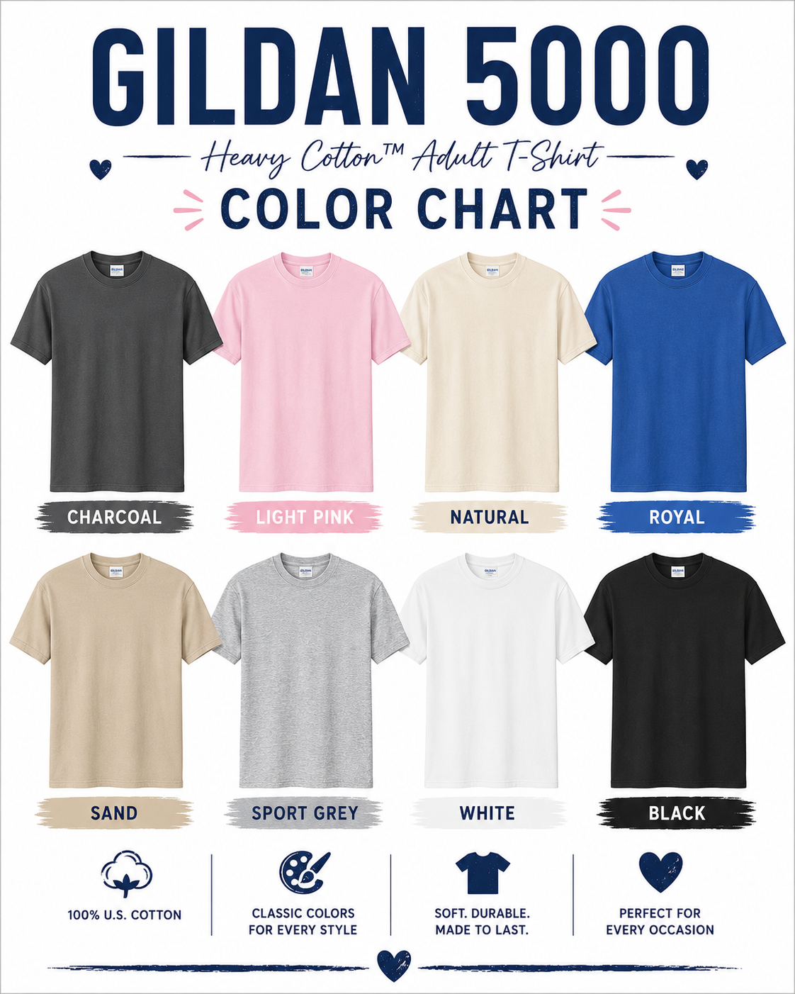 1st Grade Pencil Tee - Gildan Heavy Cotton