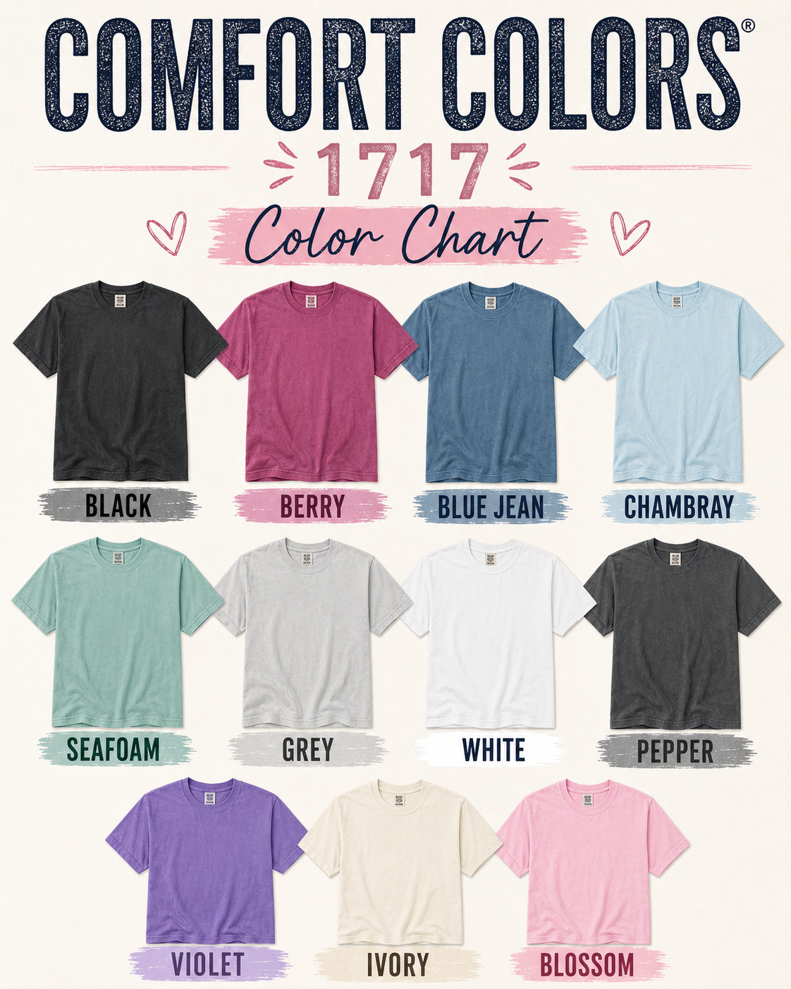 2nd Grade Pencil Tee - Comfort Colors
