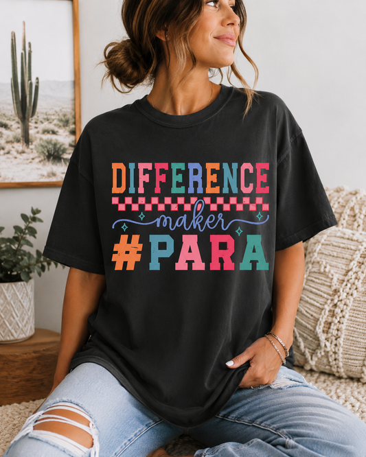 Difference Maker #PARA T-Shirt — Comfort Colors
