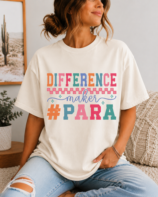 Difference Maker #Para T-Shirt — Gildan Heavy Cotton