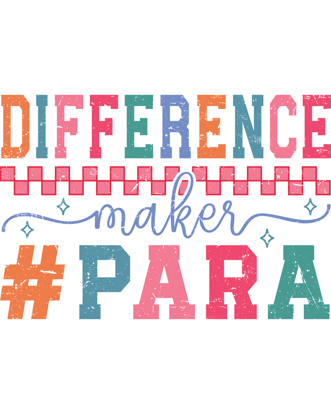 Difference Maker #Para T-Shirt — Gildan Heavy Cotton