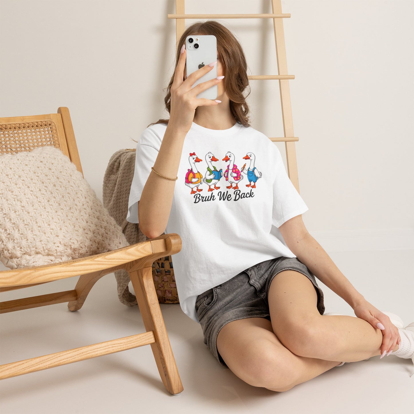 Bruh We Back Geese Tee - Gildan Heavy Cotton