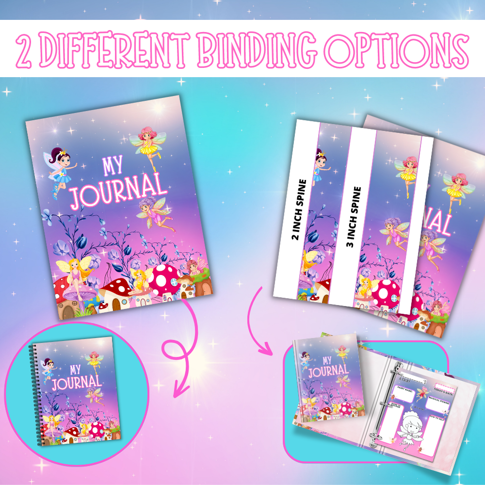 Fairy Kids Journal – Magical Printable Activity Journal for Kids