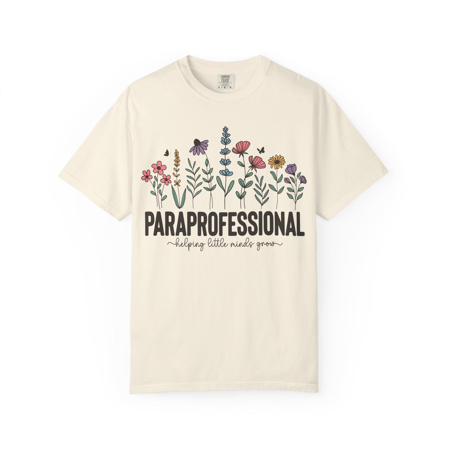 Paraprofessional Floral T‑Shirt - Comfort Colors
