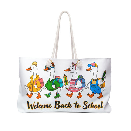 Welcome Back to School Tote