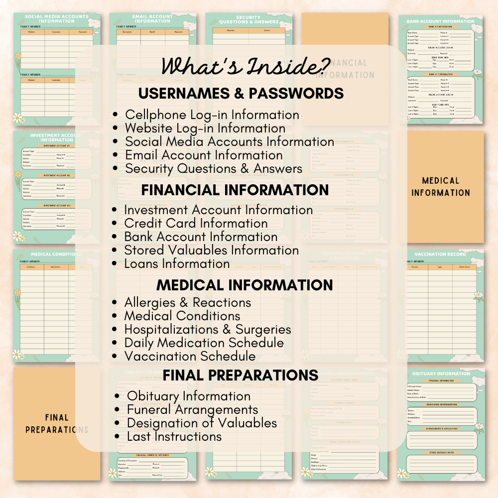 Emergency Planner – Digital Download