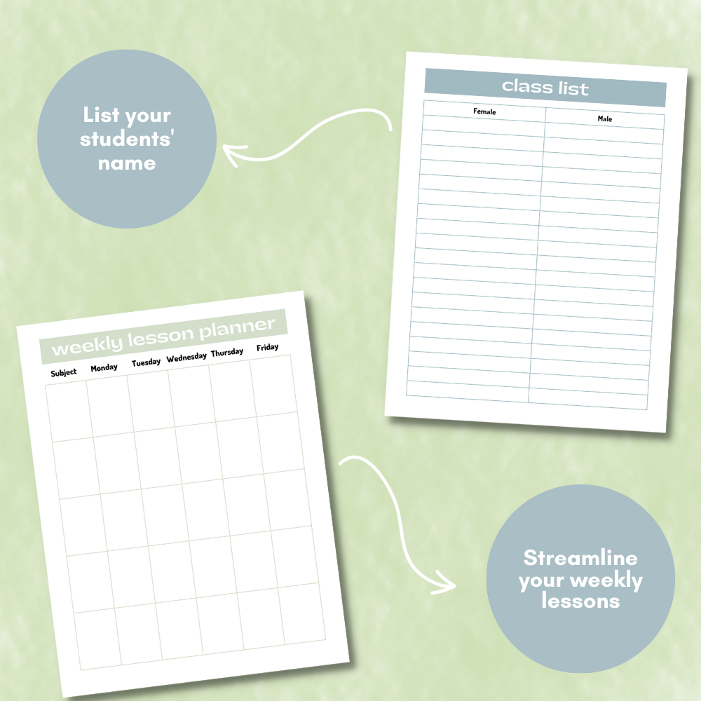 Teacher’s Planner | Printable Teacher Organization Binder