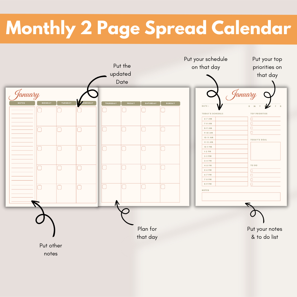 Cleaning & Decluttering Planner | Printable PDF Organizer