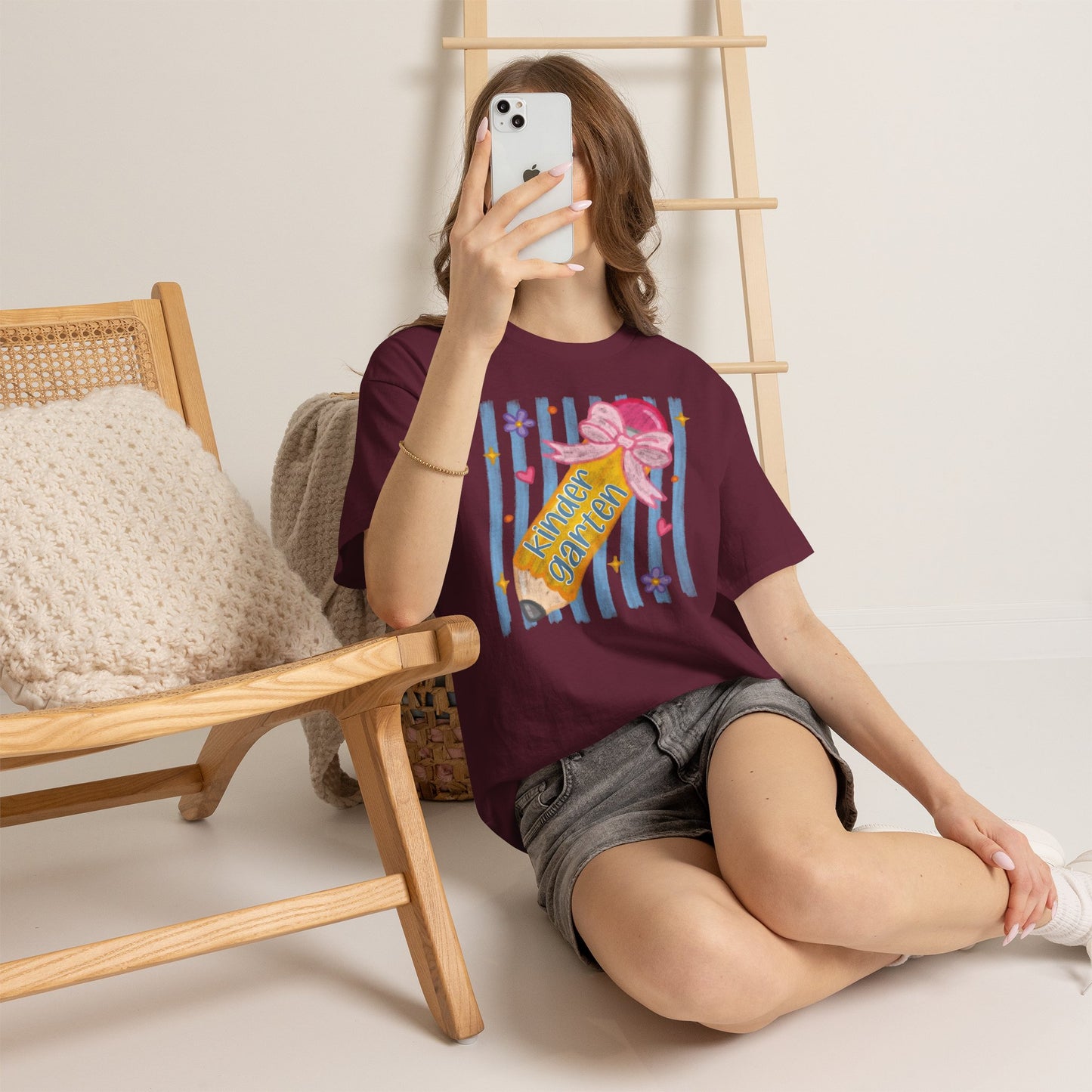 Kindergarten Pencil Tee - Gildan Heavy Cotton
