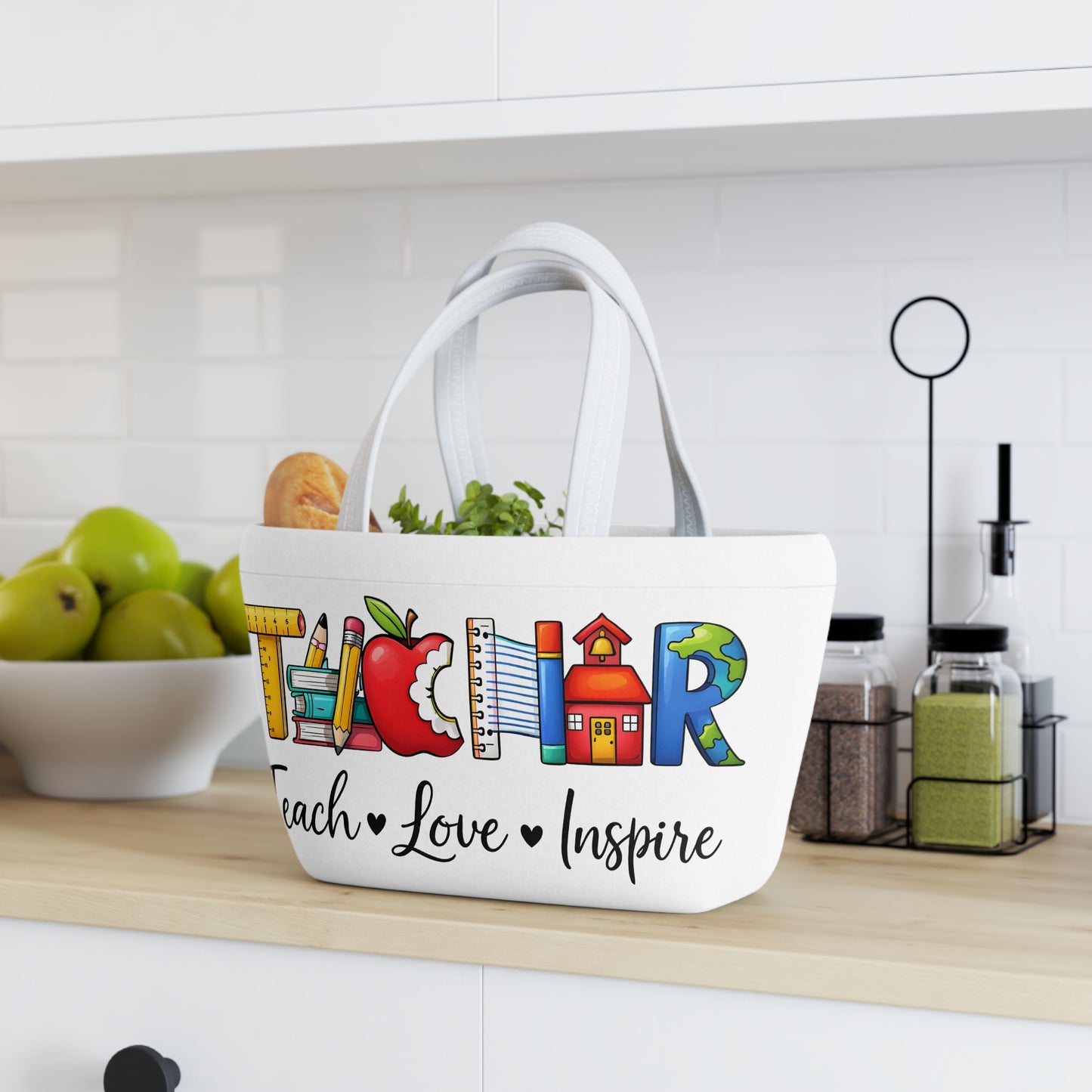 'Teach • Love • Inspire' Insulated Lunch Bag