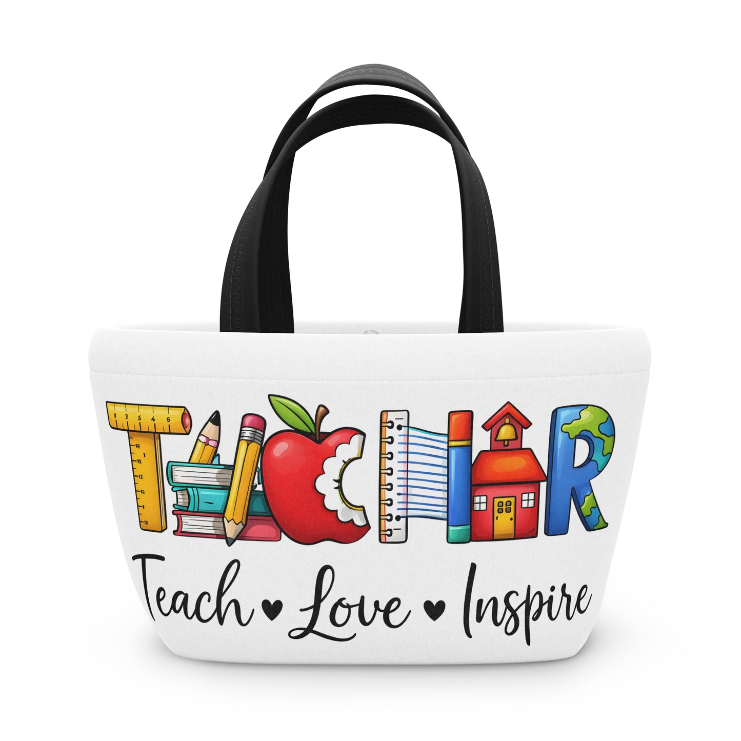 'Teach • Love • Inspire' Insulated Lunch Bag