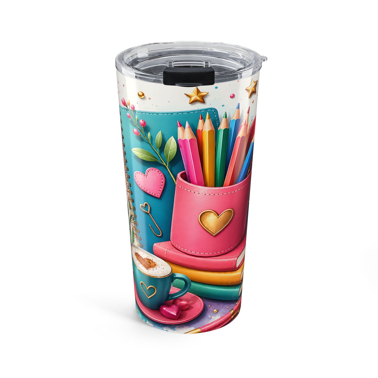 Personalized Teacher Pencil Cup 20oz Tumbler