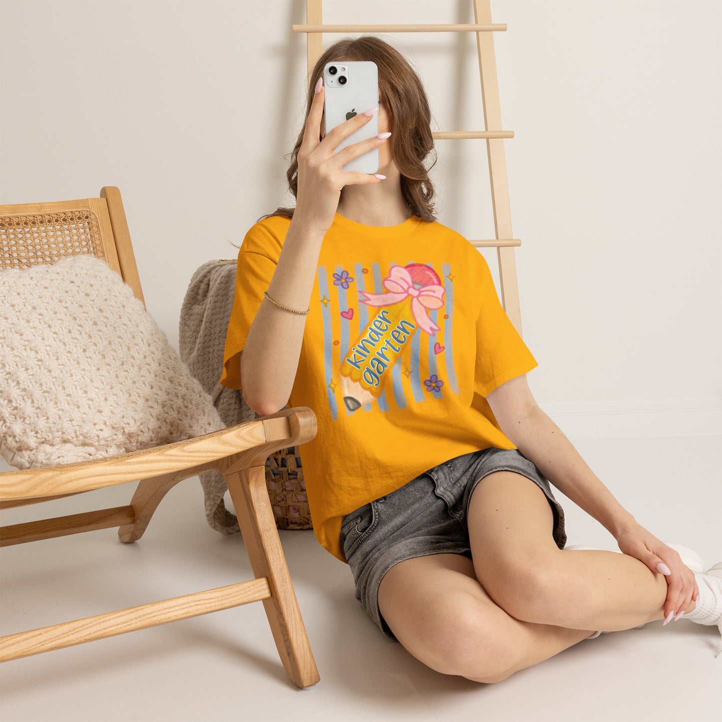 Kindergarten Pencil Tee - Gildan Heavy Cotton