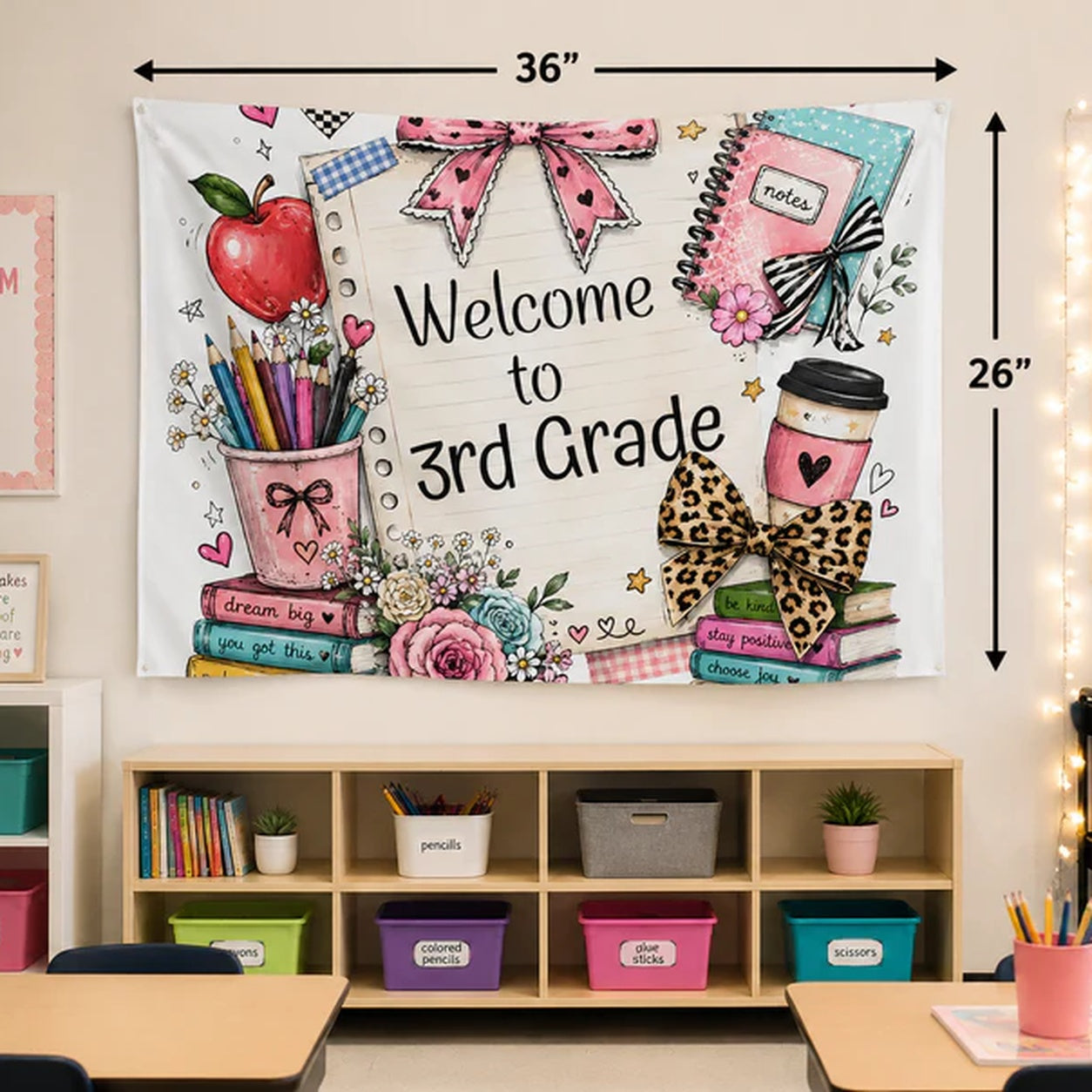 "Welcome to" Personalized Wall Tapestry